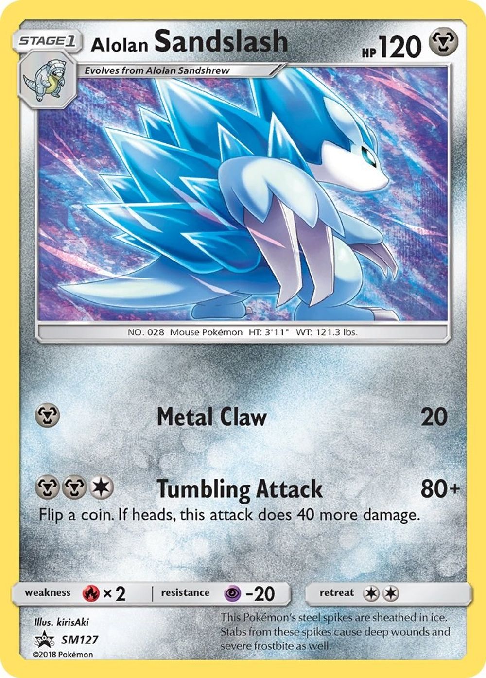 Alolan Sandslash - SM127 — SM Promos