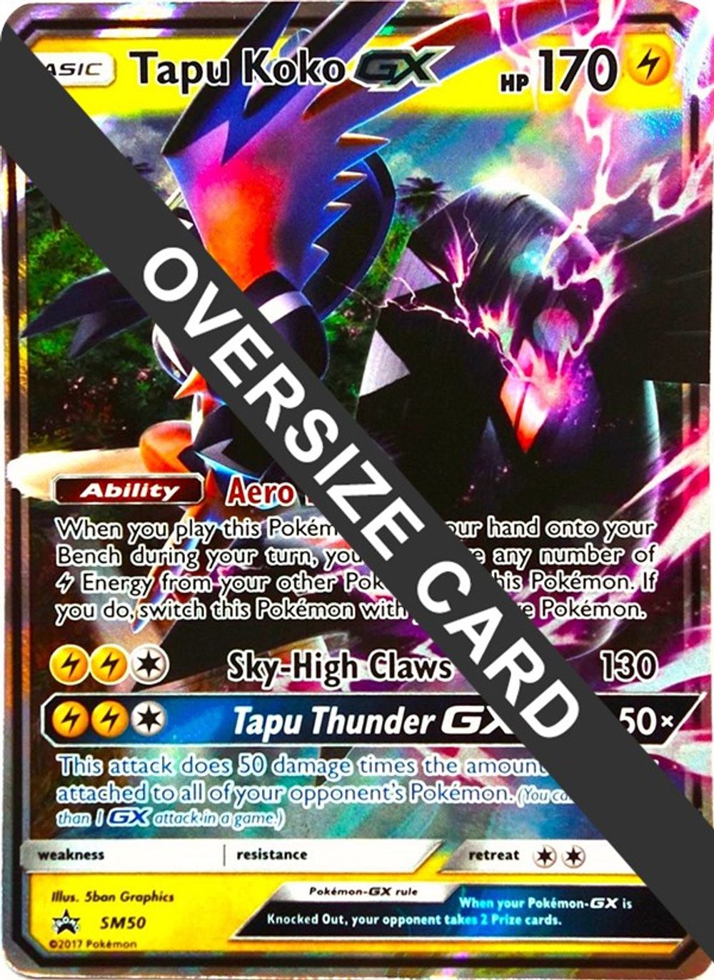 Tapu Koko GX - SM50 — Jumbo Cards