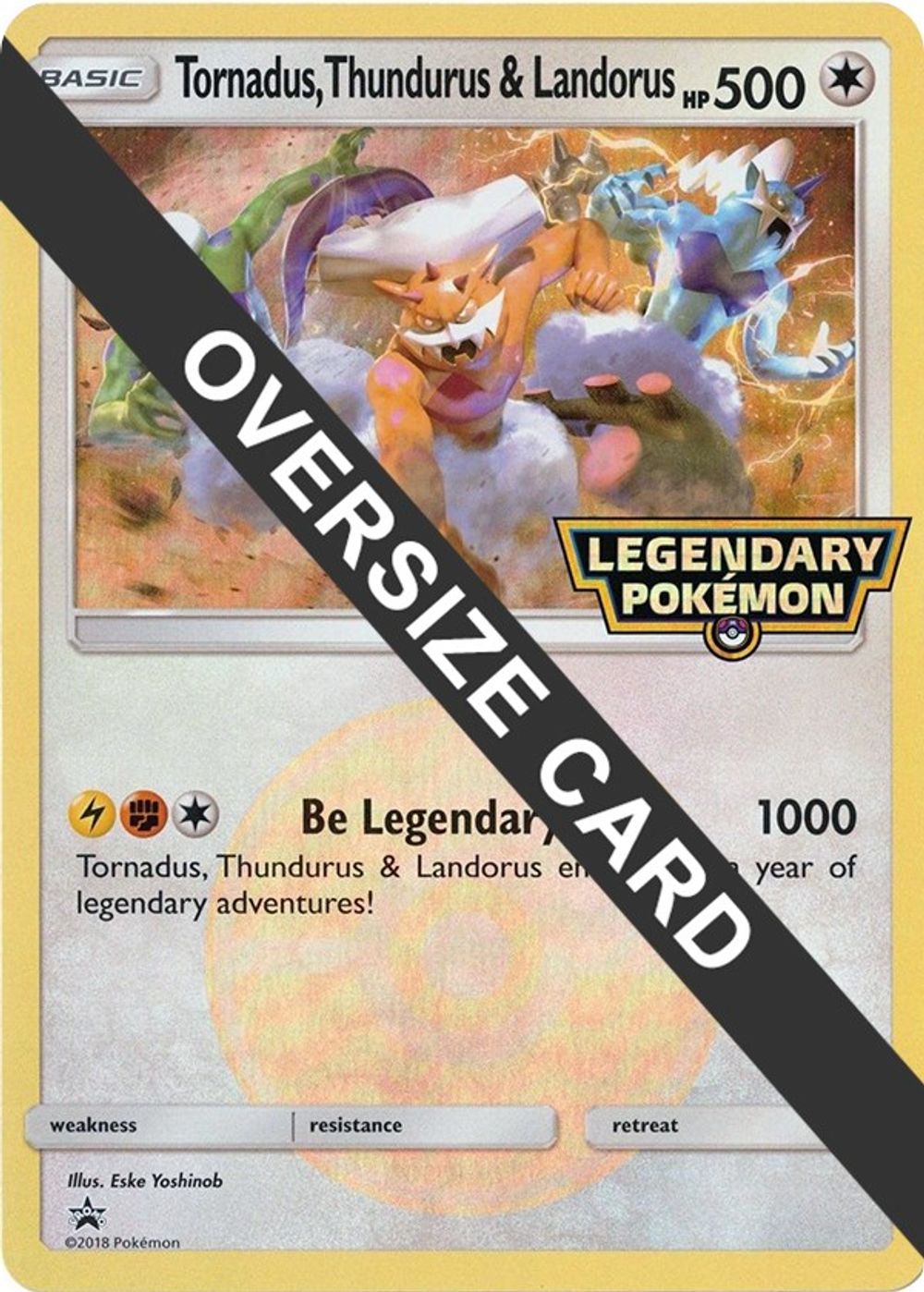 Tornadus, Thundurus & Landorus (Forces of Nature Promo) — Jumbo Cards