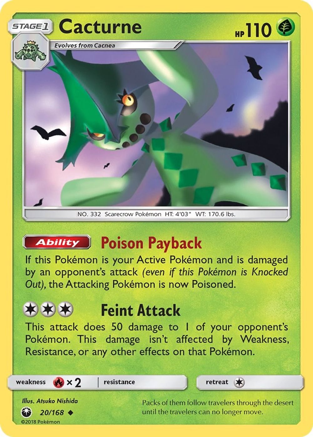 Cacturne — SM - Celestial Storm