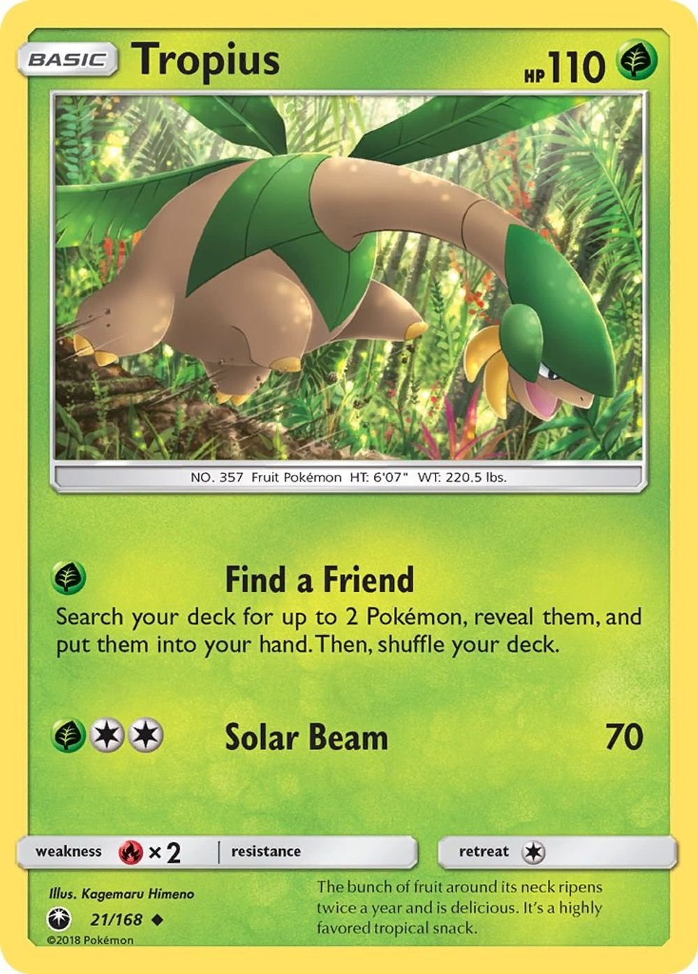Tropius — SM - Celestial Storm