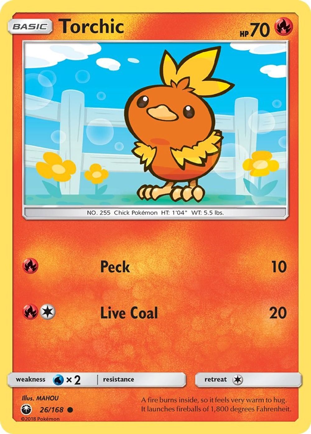 Torchic (26) — SM - Celestial Storm