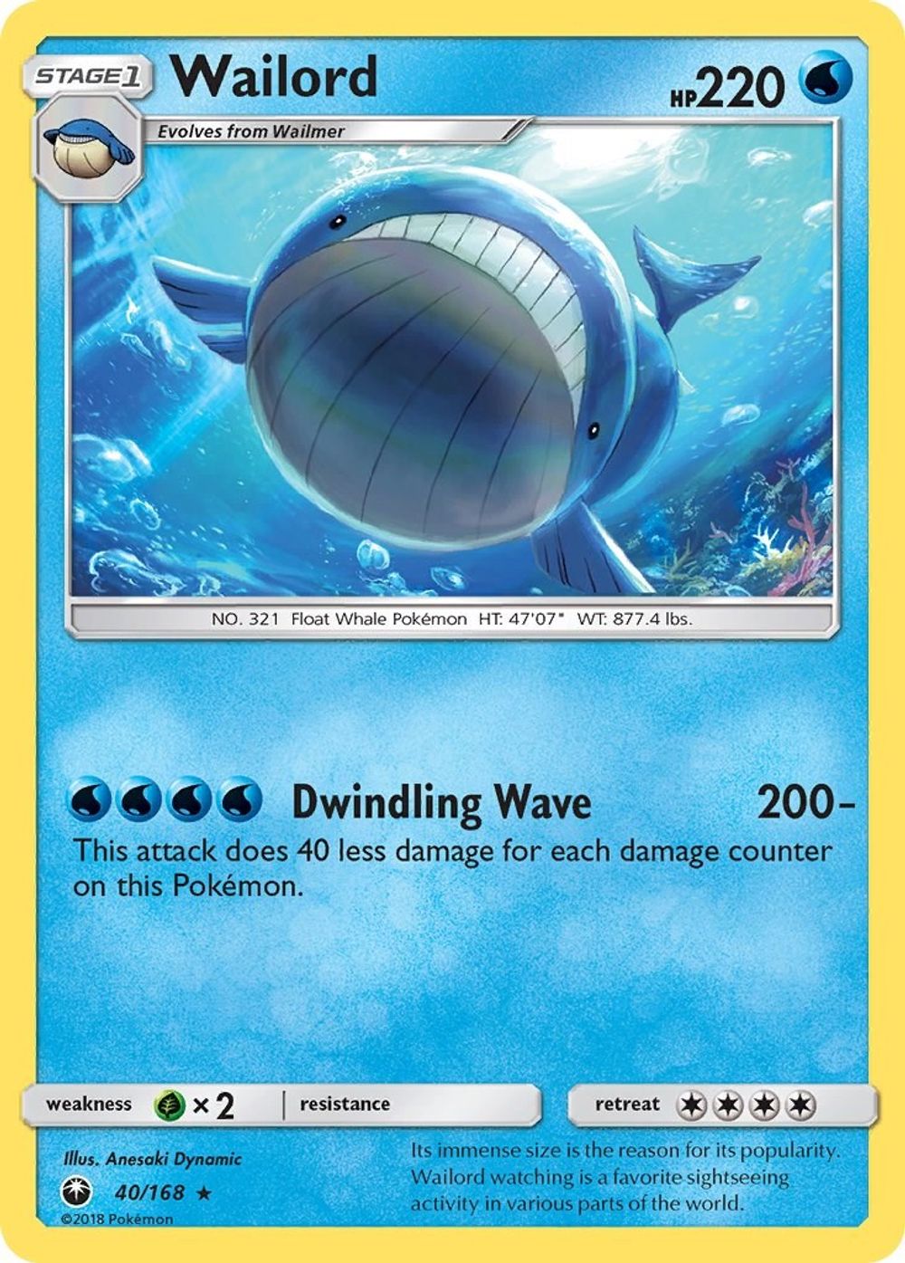 Wailord — SM - Celestial Storm