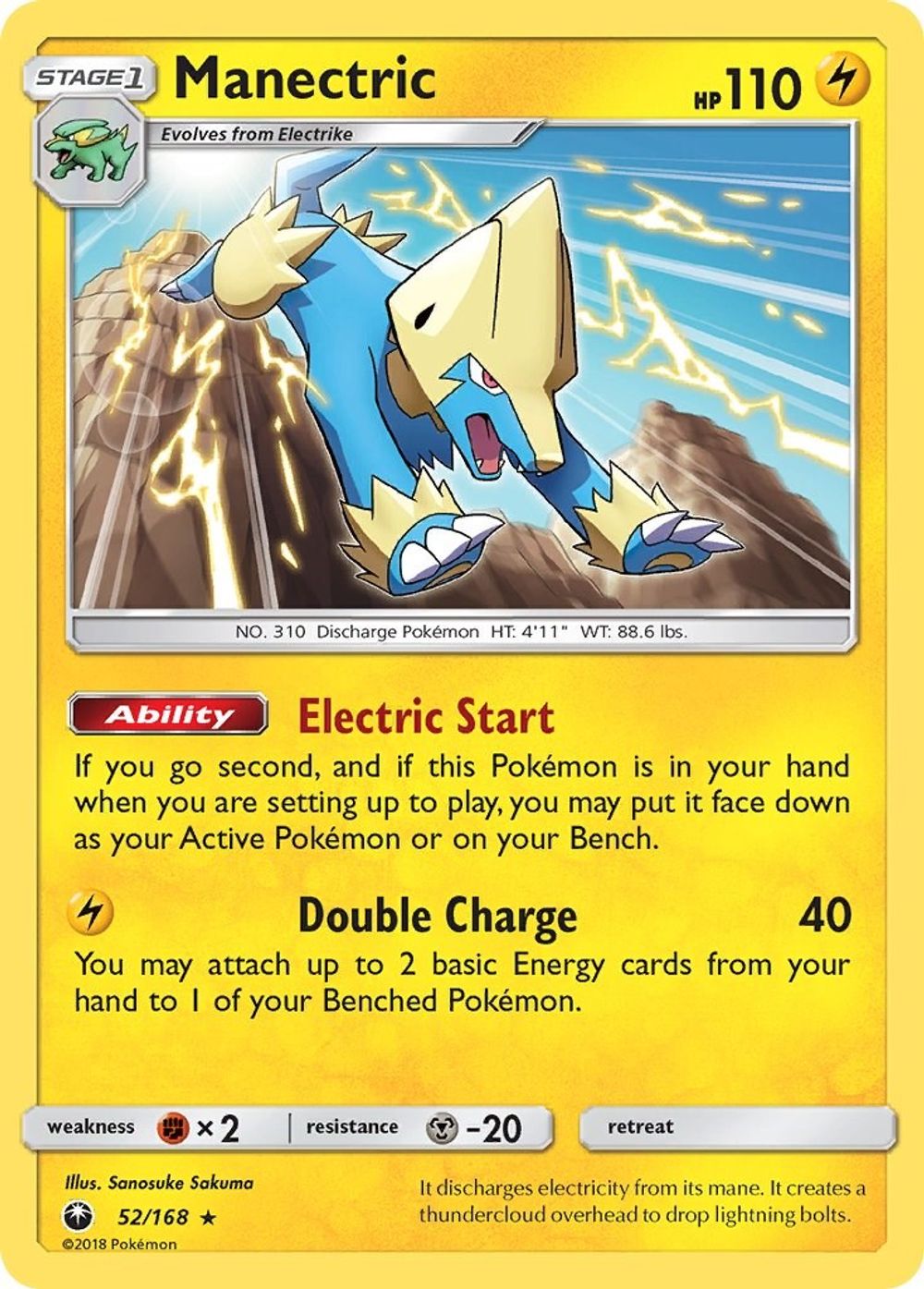 Manectric — SM - Celestial Storm