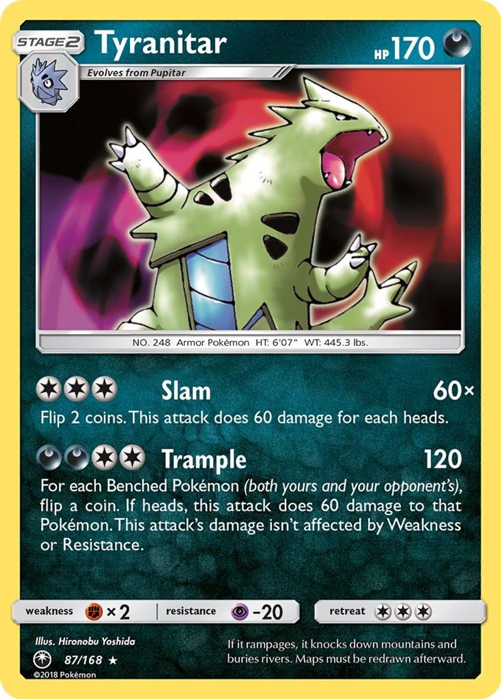 Tyranitar — SM - Celestial Storm