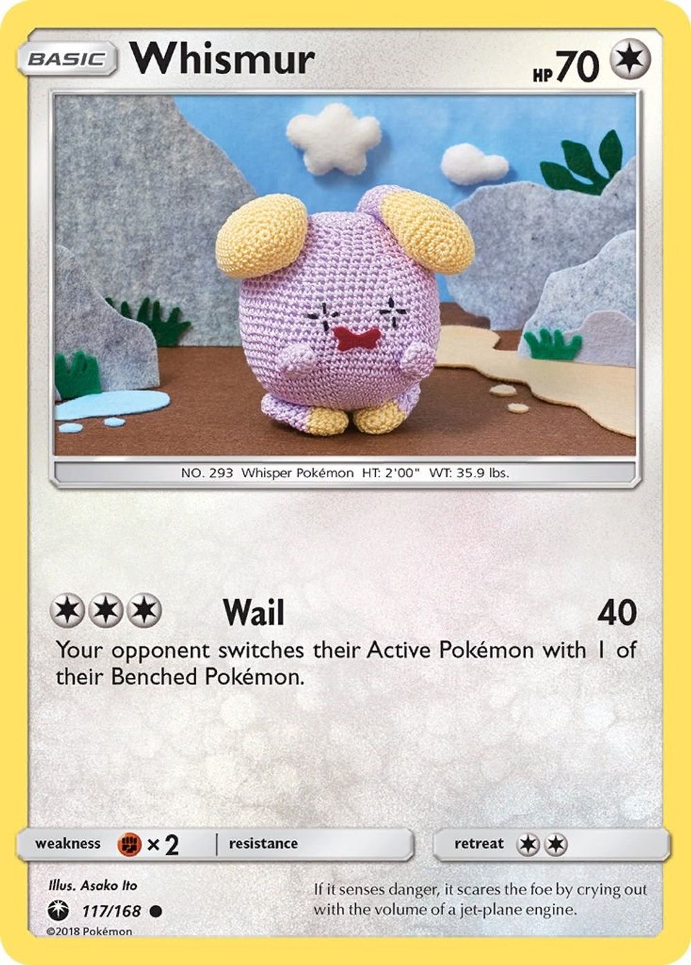 Whismur (117) — SM - Celestial Storm