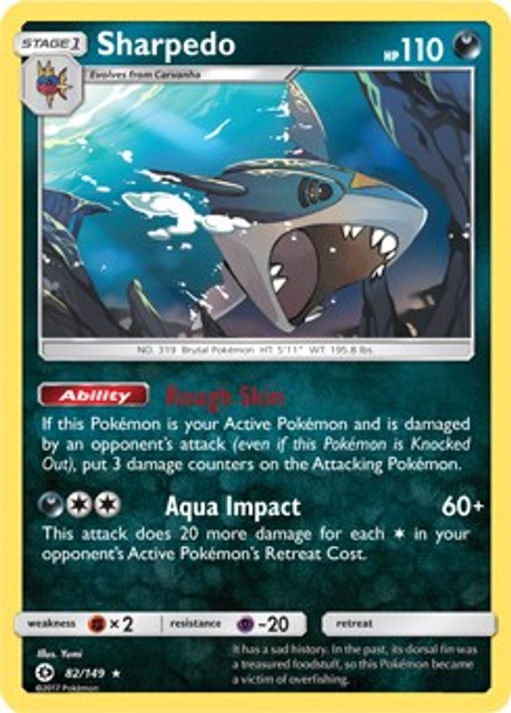 Sharpedo - 82/149 (Cosmos Holo) — Blister Exclusives