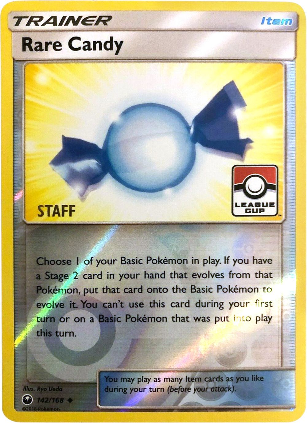 Rare Candy - 142/168 (League Cup) [Staff] — League & Championship Cards