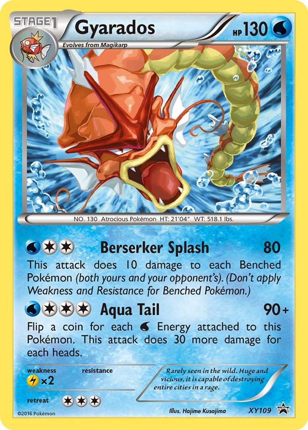 Gyarados - XY109 — XY Promos