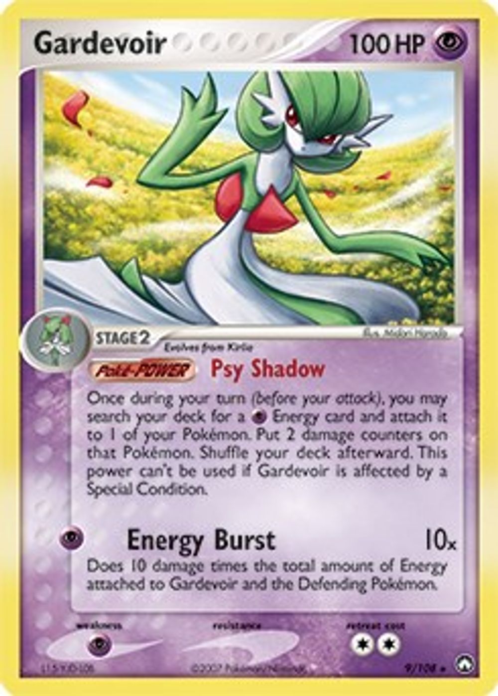 Gardevoir - 9/108 (EX Power Keepers) — Deck Exclusives