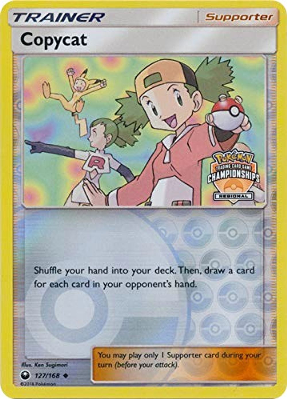 Copycat - 127/168 (Regional Championships) — League & Championship Cards
