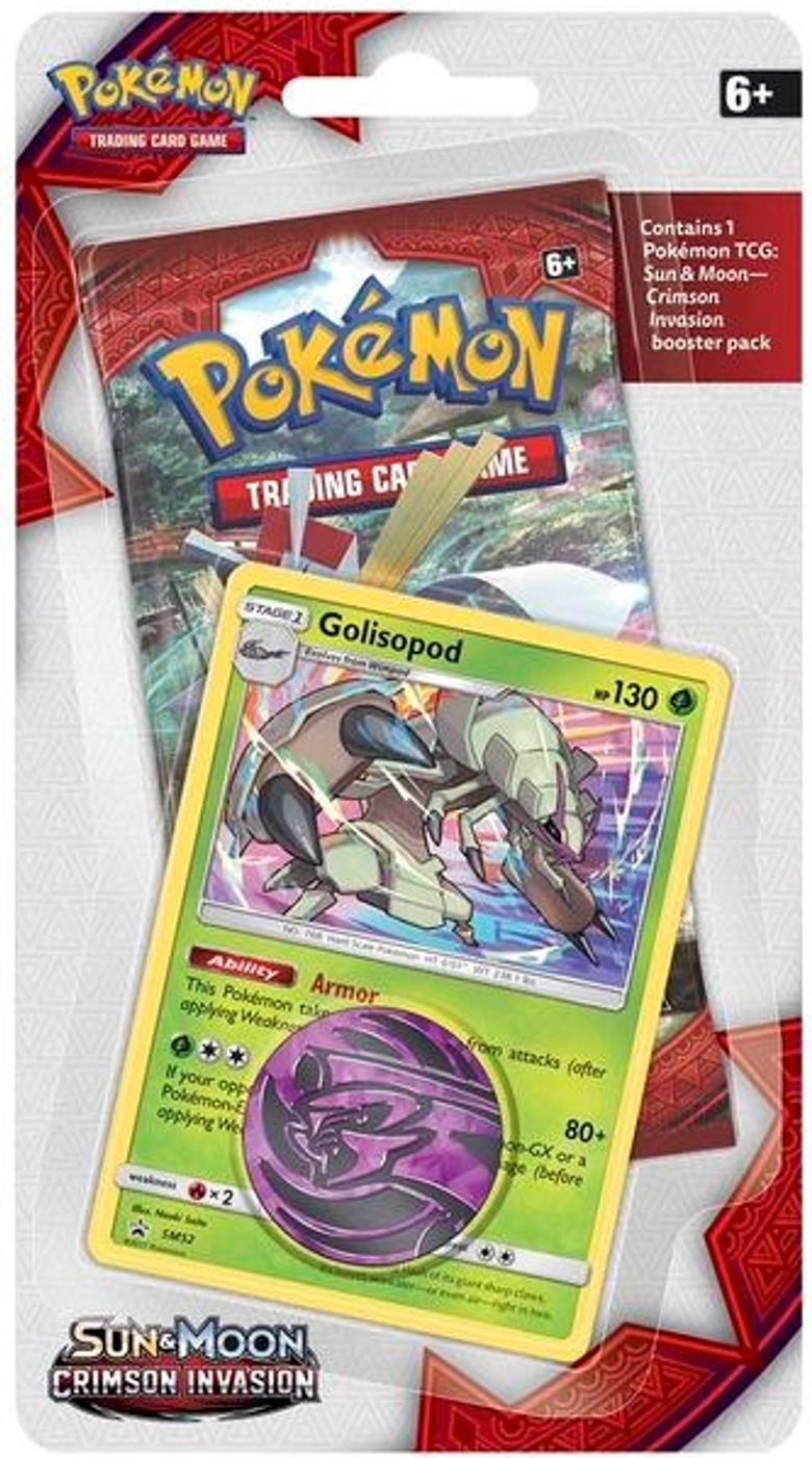 Crimson Invasion Single Pack Blister [Golisopod] — SM - Crimson Invasion