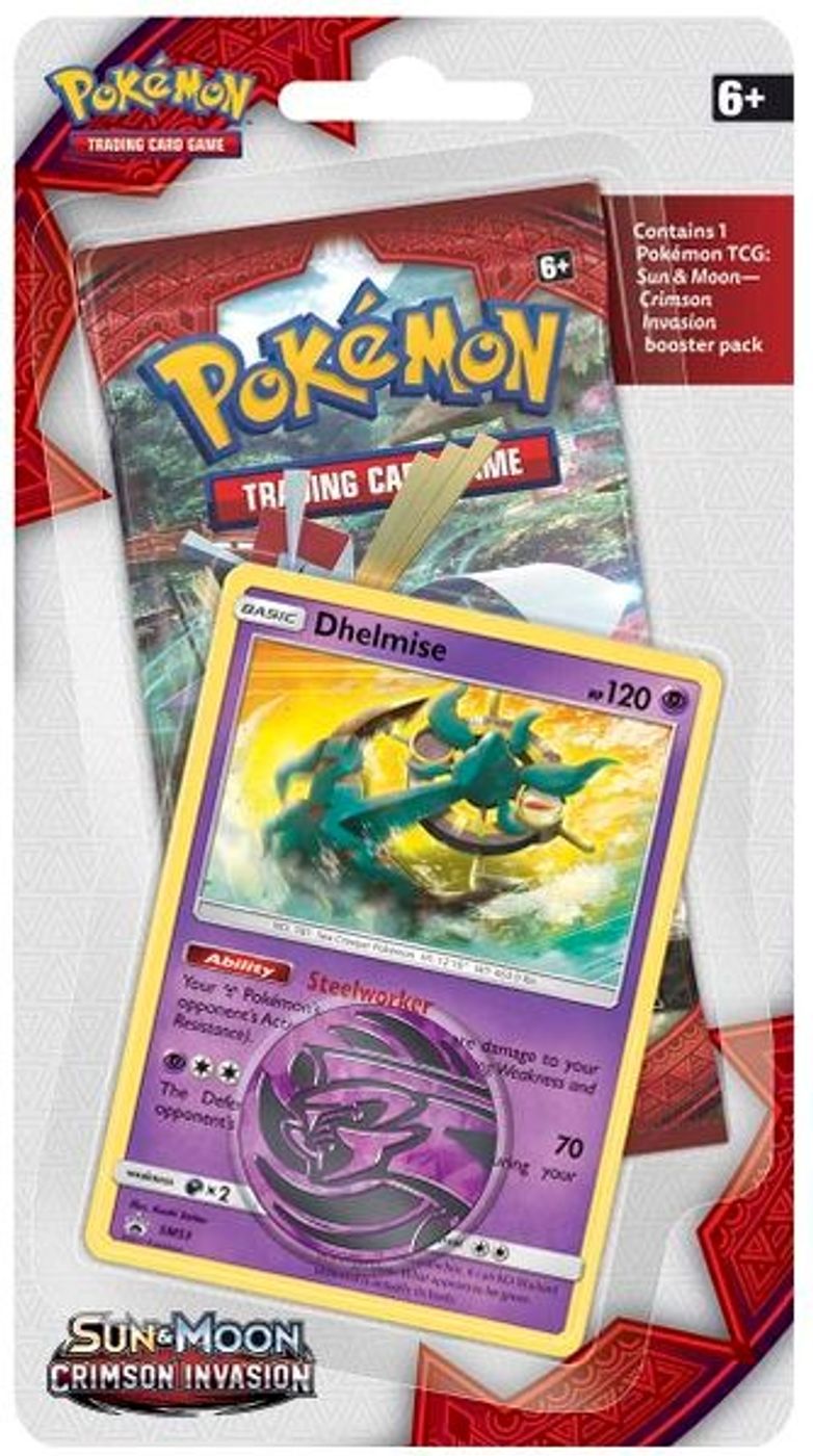 Crimson Invasion Single Pack Blister [Dhelmise] — SM - Crimson Invasion