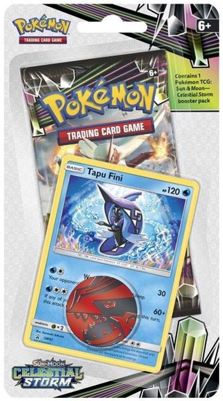 Celestial Storm Single Pack Blister [Tapu Fini] — SM - Celestial Storm