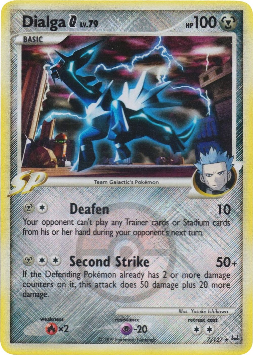 Dialga G - 7/127 (League Promo) — League & Championship Cards