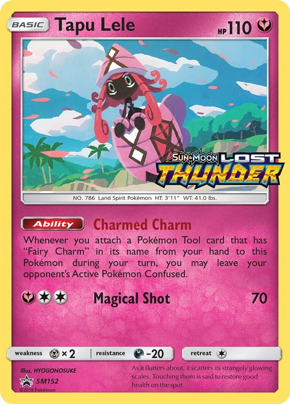 Tapu Lele - SM152 (Prerelease) — SM Promos