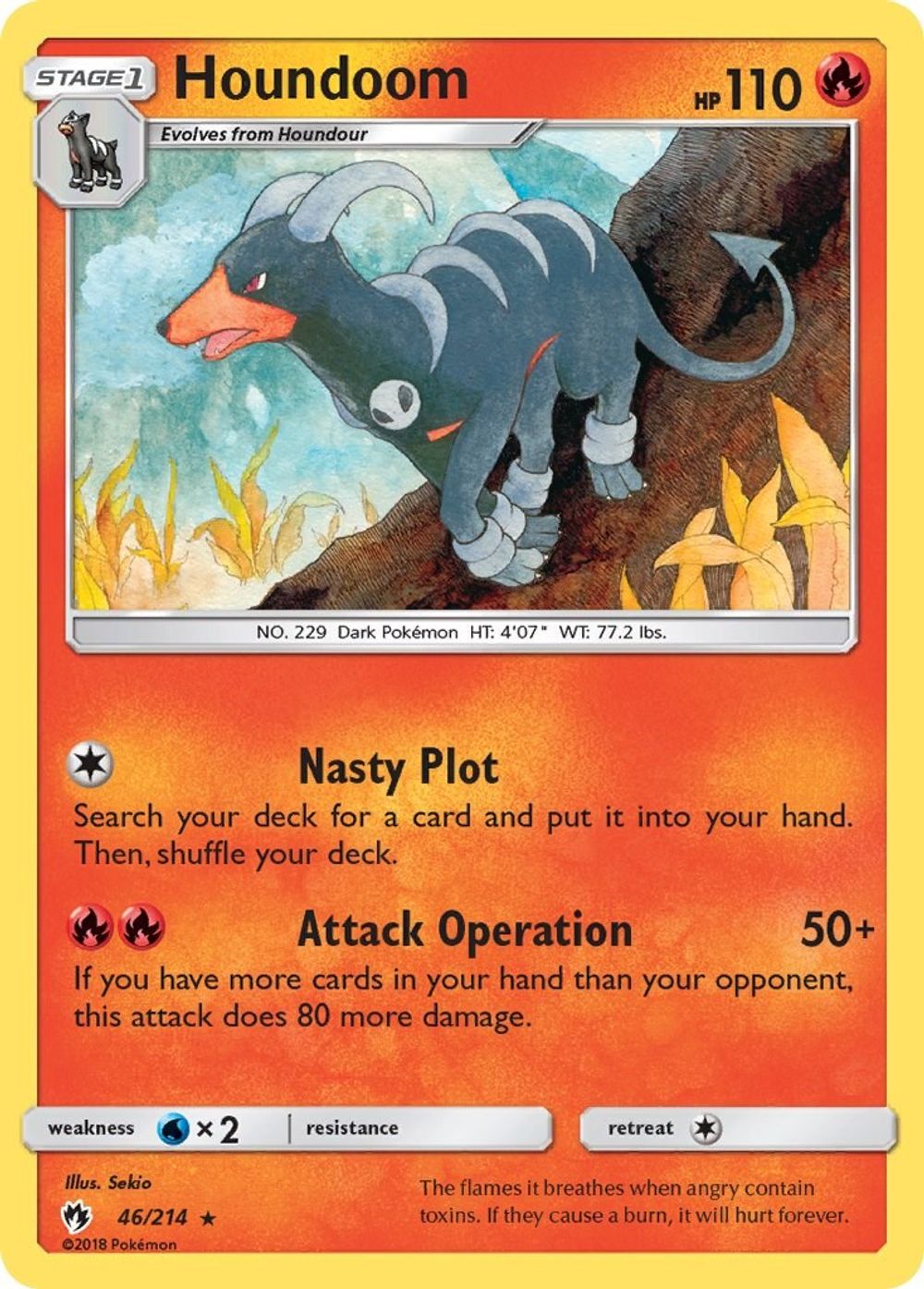 Houndoom — SM - Lost Thunder