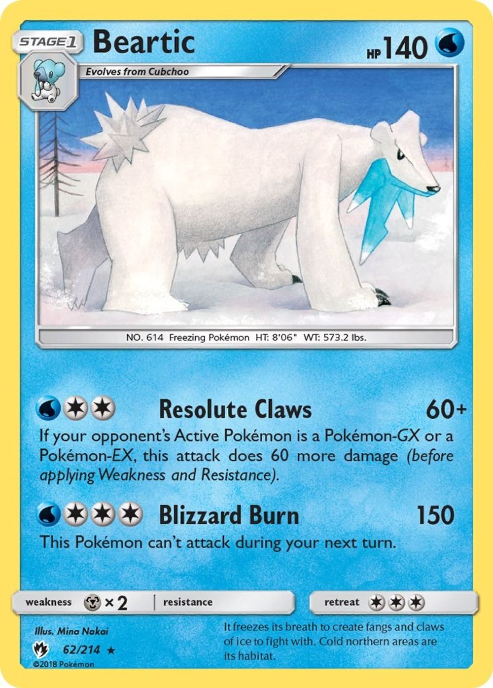 Beartic — SM - Lost Thunder