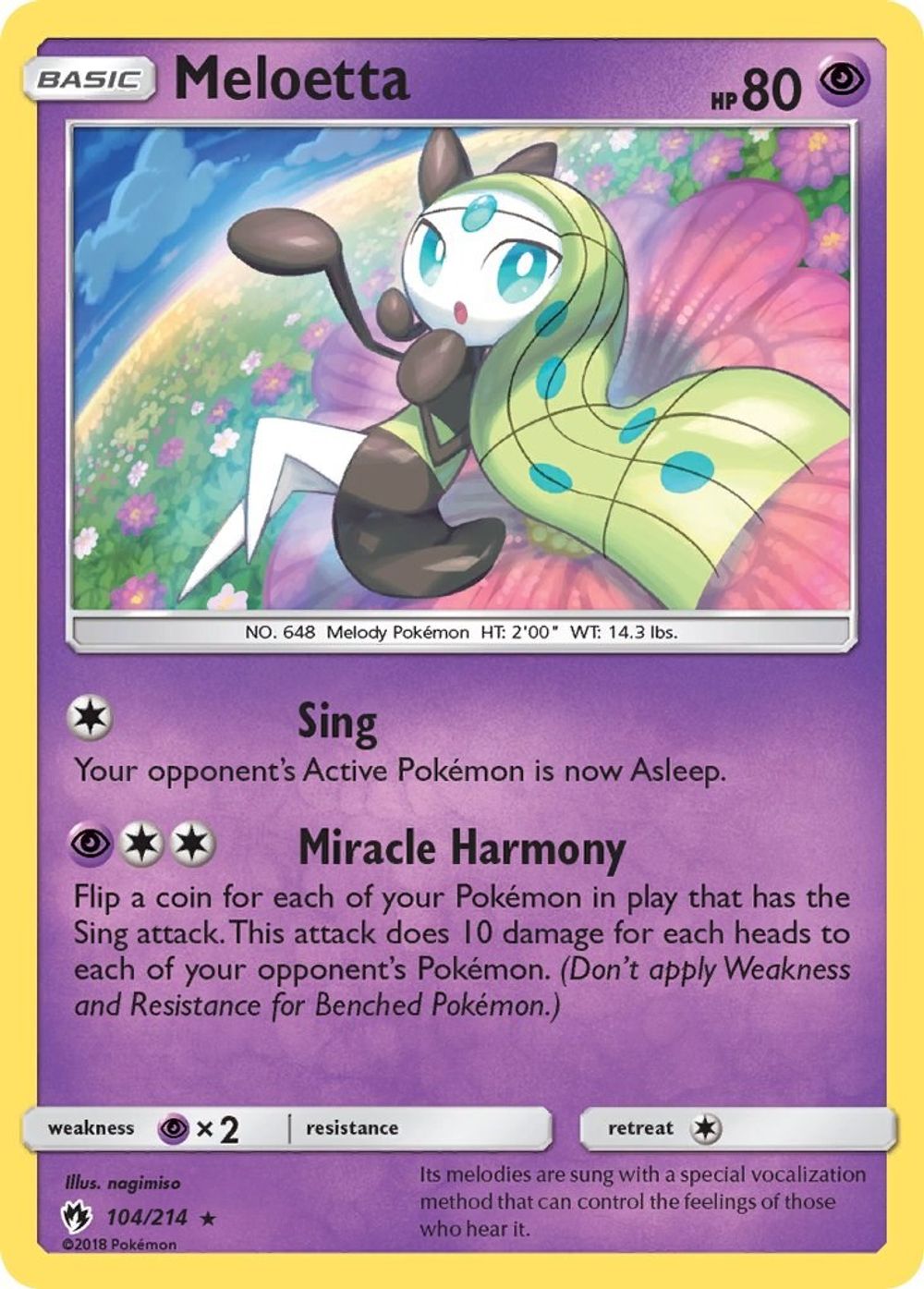 Meloetta — SM - Lost Thunder