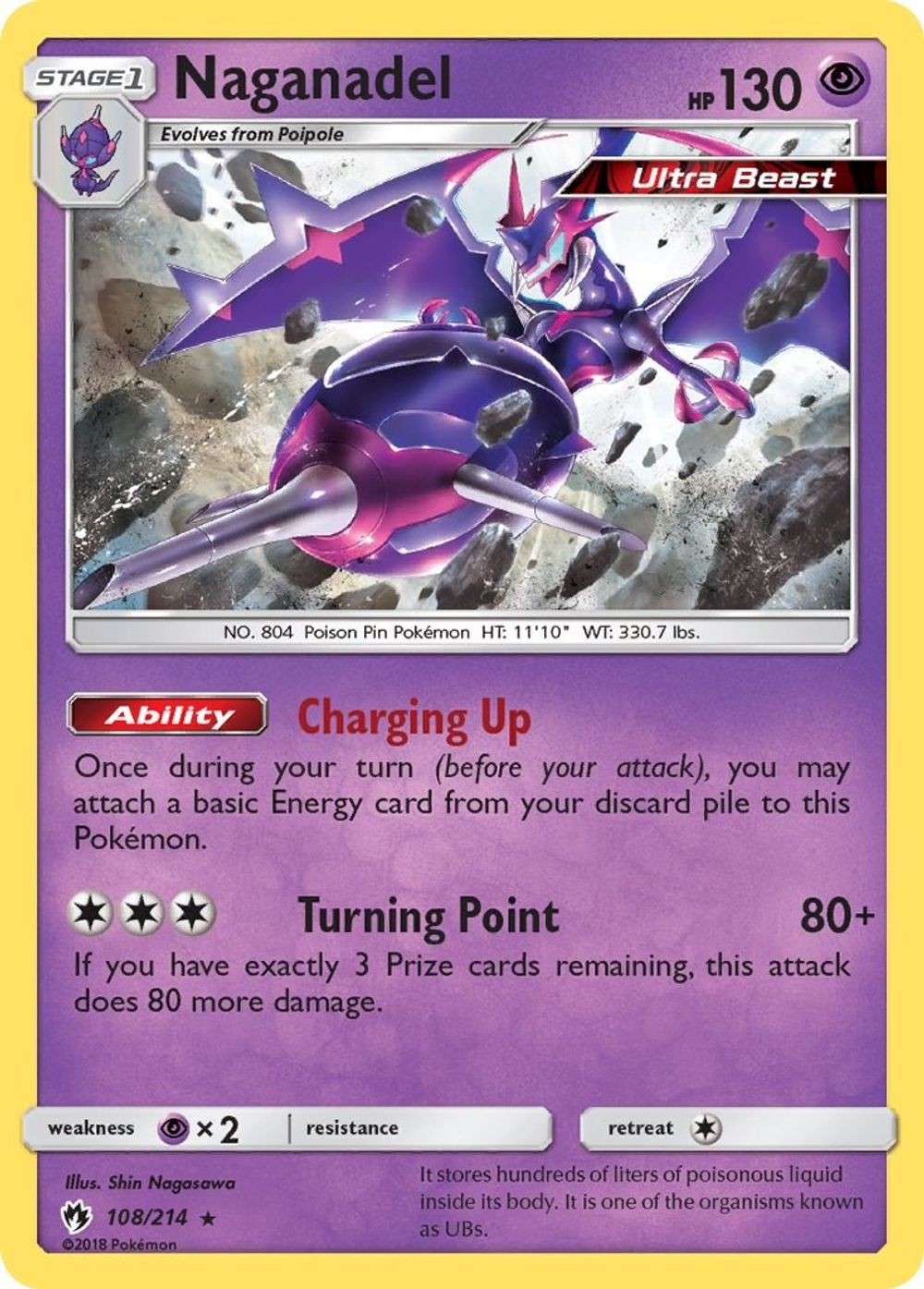 Naganadel — SM - Lost Thunder