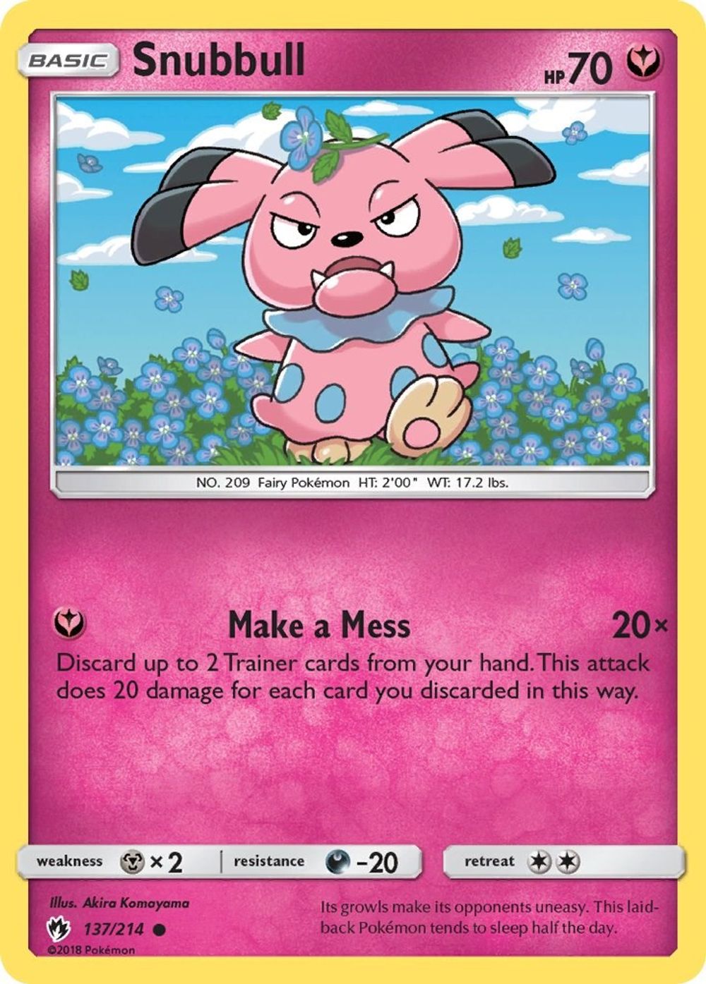 Snubbull — SM - Lost Thunder
