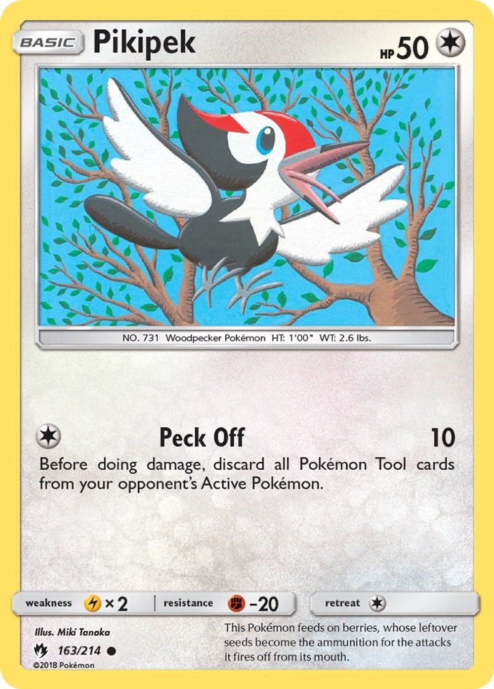 Pikipek (163) — SM - Lost Thunder