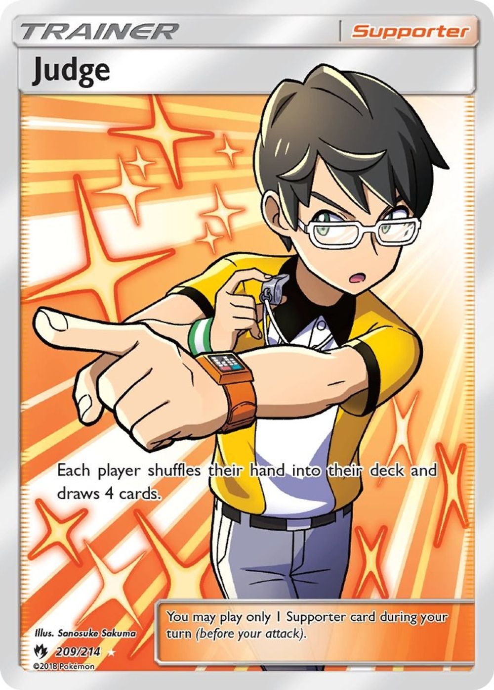 Judge (Full Art) — SM - Lost Thunder