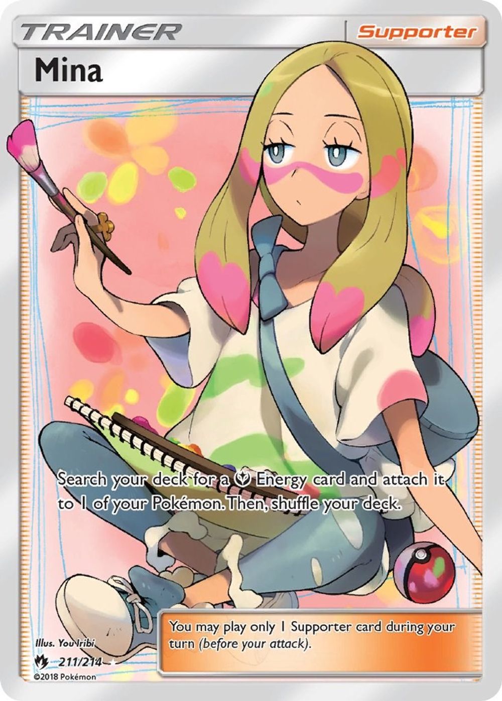 Mina (Full Art) — SM - Lost Thunder