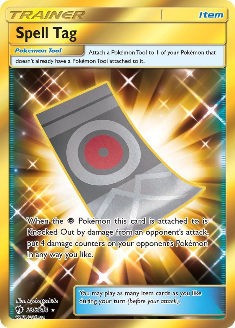Spell Tag (Secret) — SM - Lost Thunder
