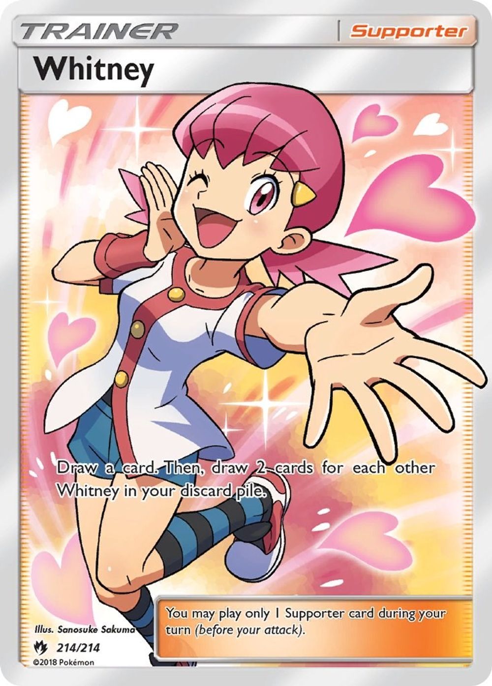 Whitney (Full Art) — SM - Lost Thunder