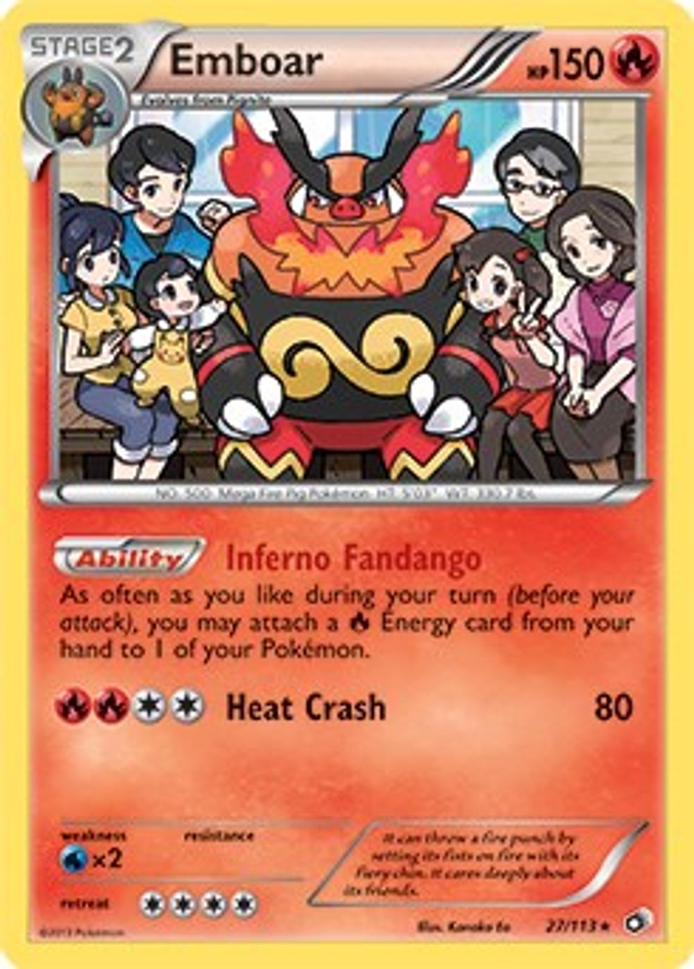 Emboar - 27/113 (Legendary Treasures) — Deck Exclusives