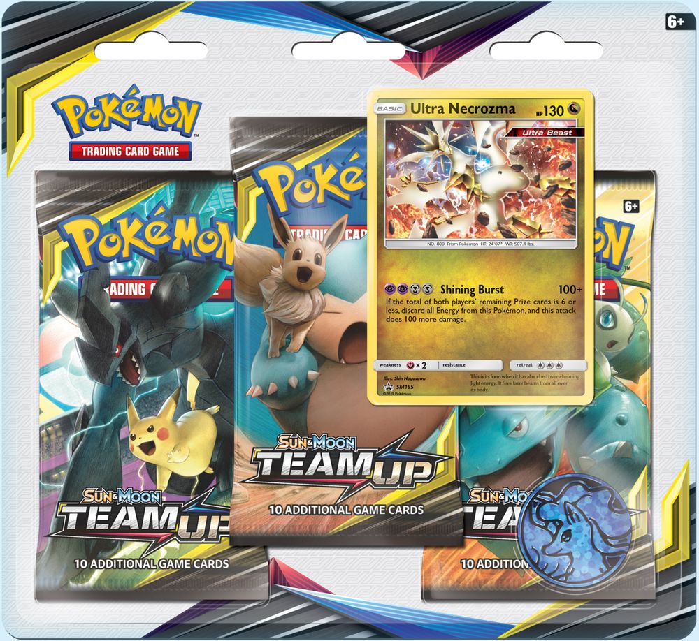 Team Up 3 Pack Blister [Ultra Necrozma] — SM - Team Up