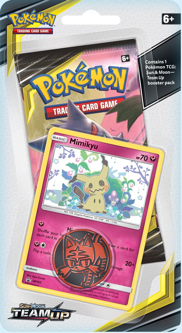 Team Up Single Pack Blister [Mimikyu] — SM - Team Up