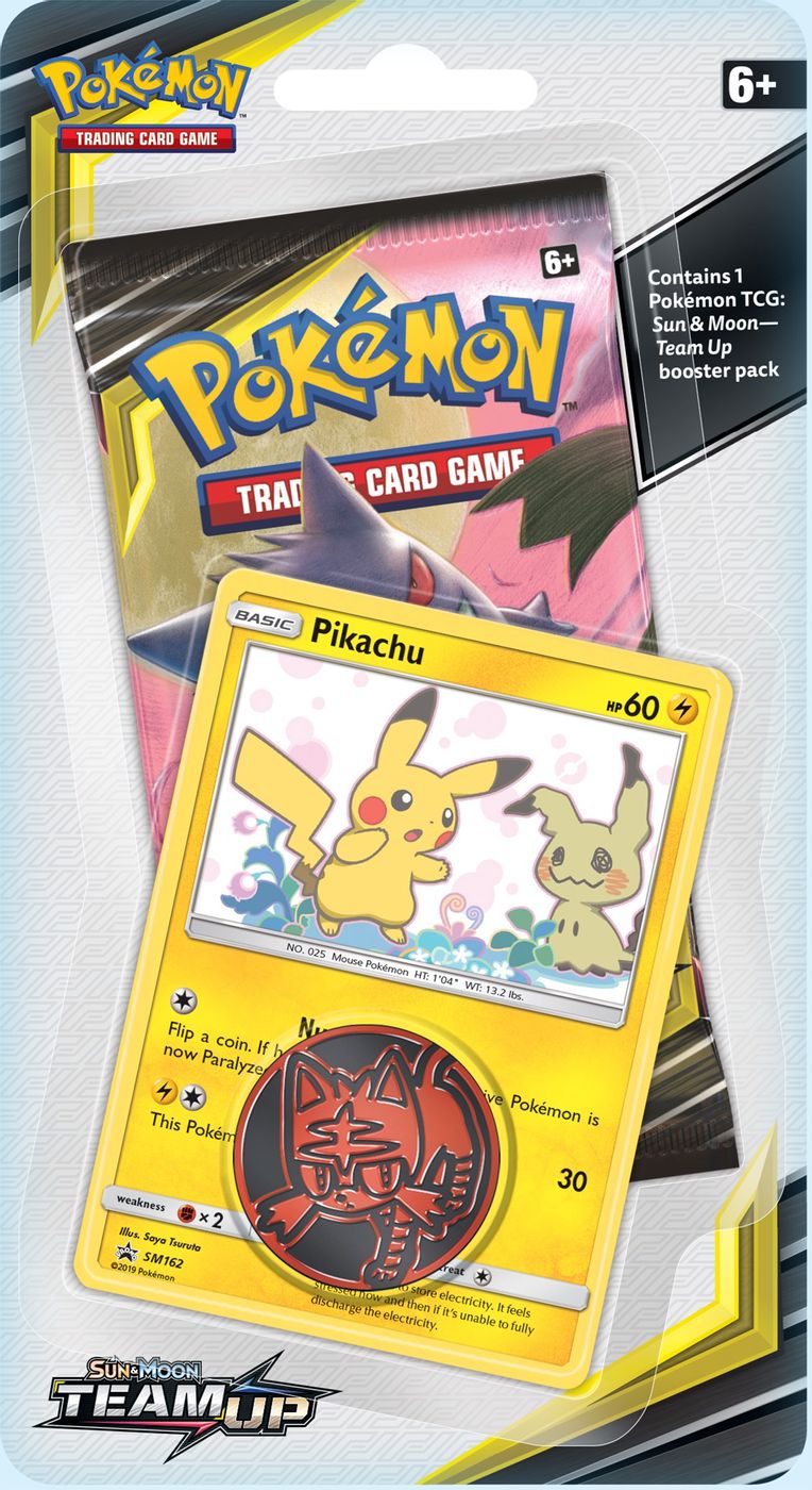 Team Up Single Pack Blister [Pikachu] — SM - Team Up