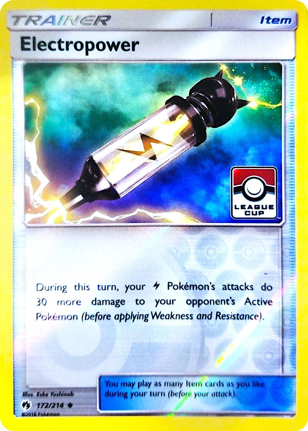 Electropower - 172/214 (League Cup) — League & Championship Cards