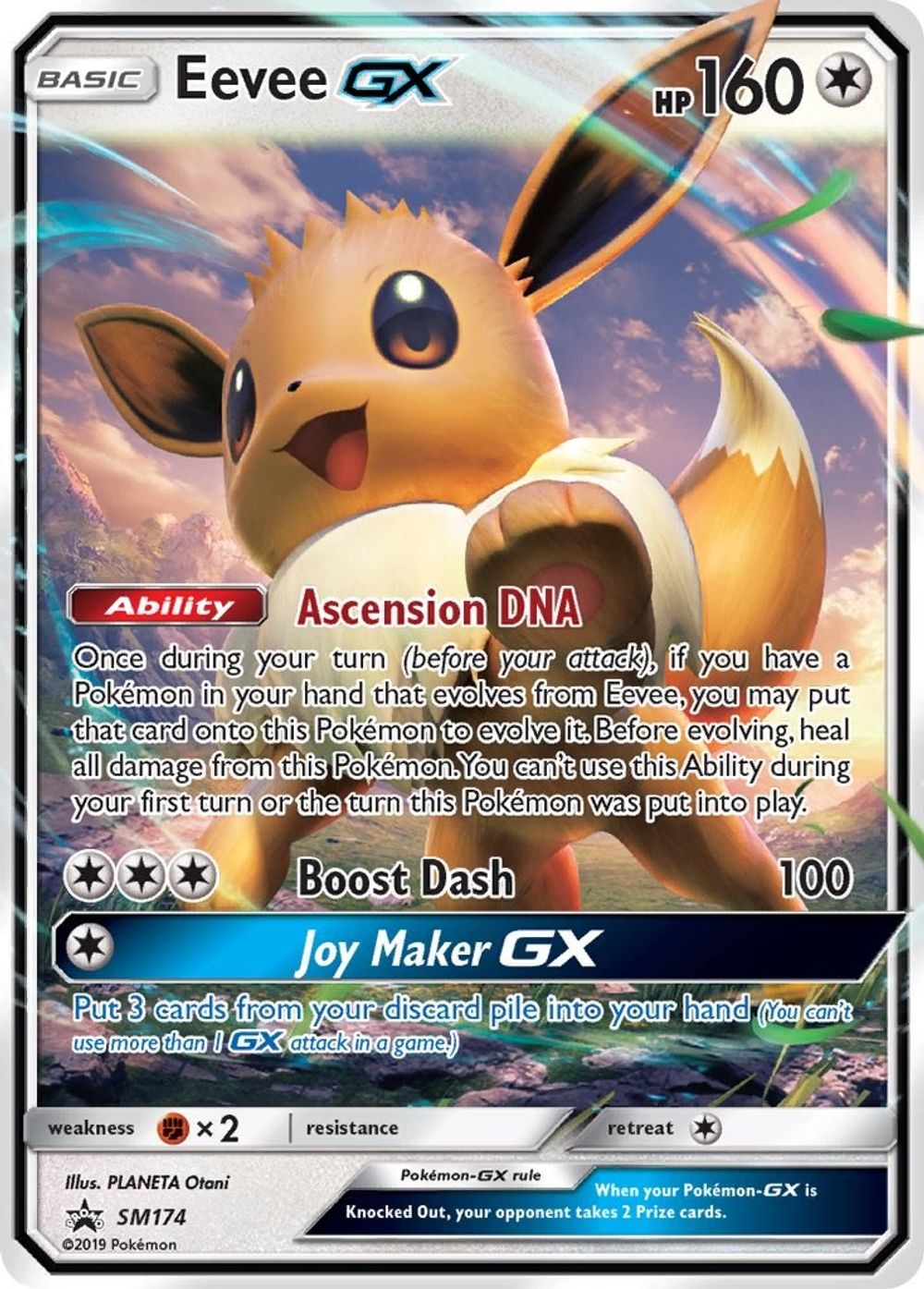 Eevee GX - SM174 — SM Promos