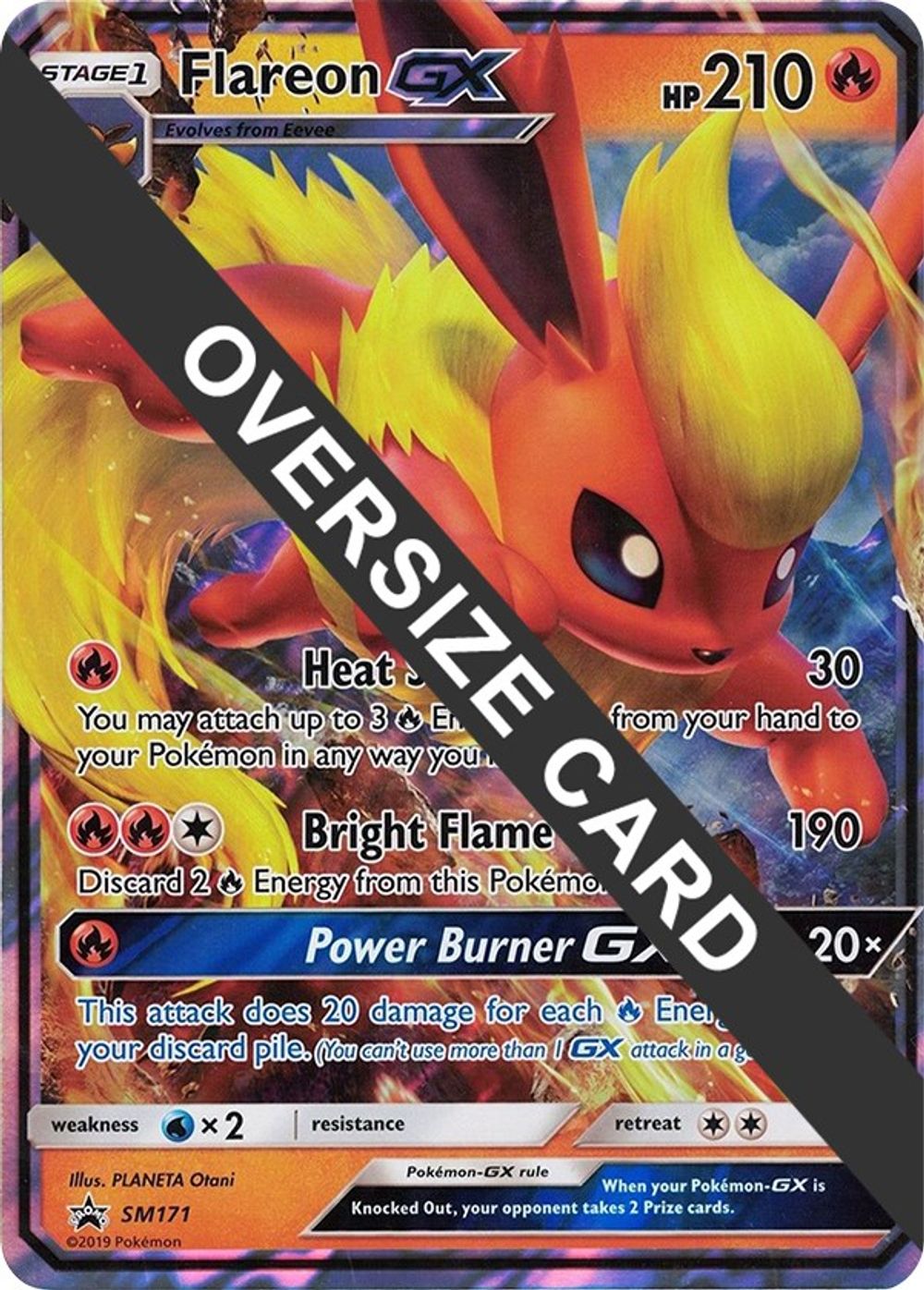 Flareon GX - SM171 (SM Black Star Promo) — Jumbo Cards