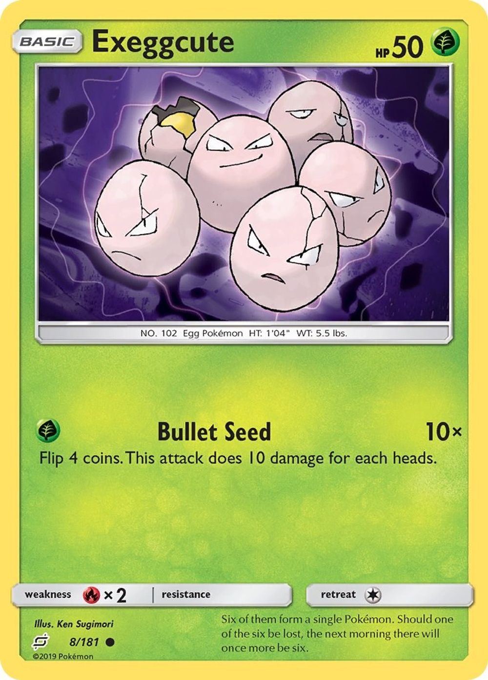 Exeggcute — SM - Team Up