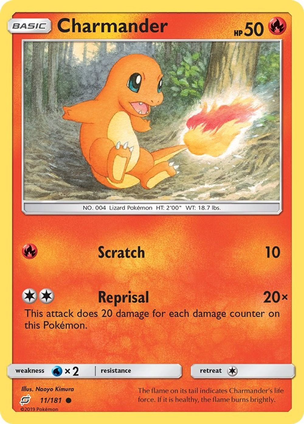 Charmander (11) — SM - Team Up