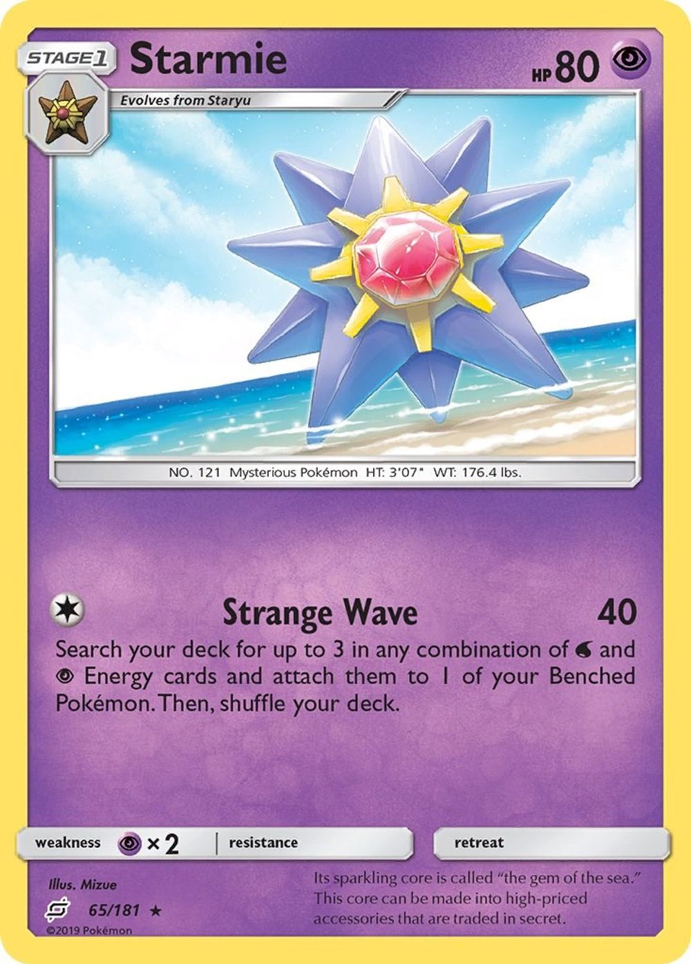 Starmie — SM - Team Up