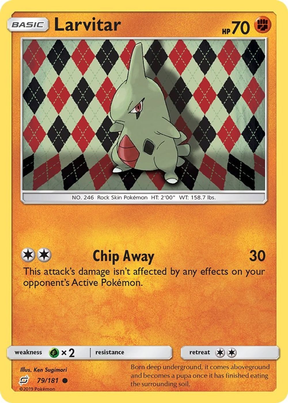 Larvitar — SM - Team Up