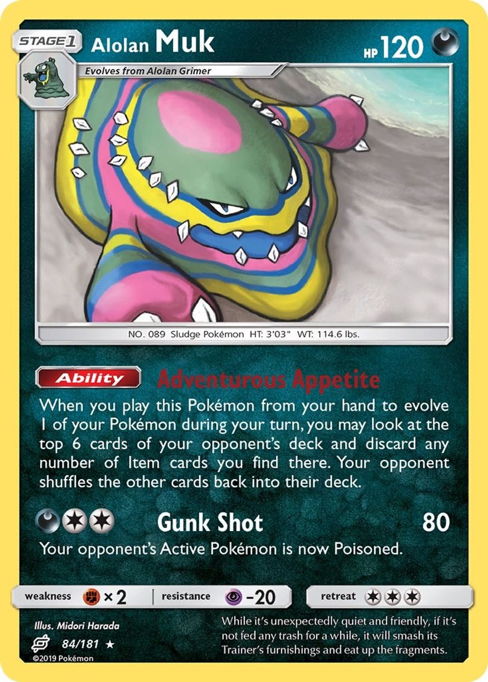 Alolan Muk — SM - Team Up