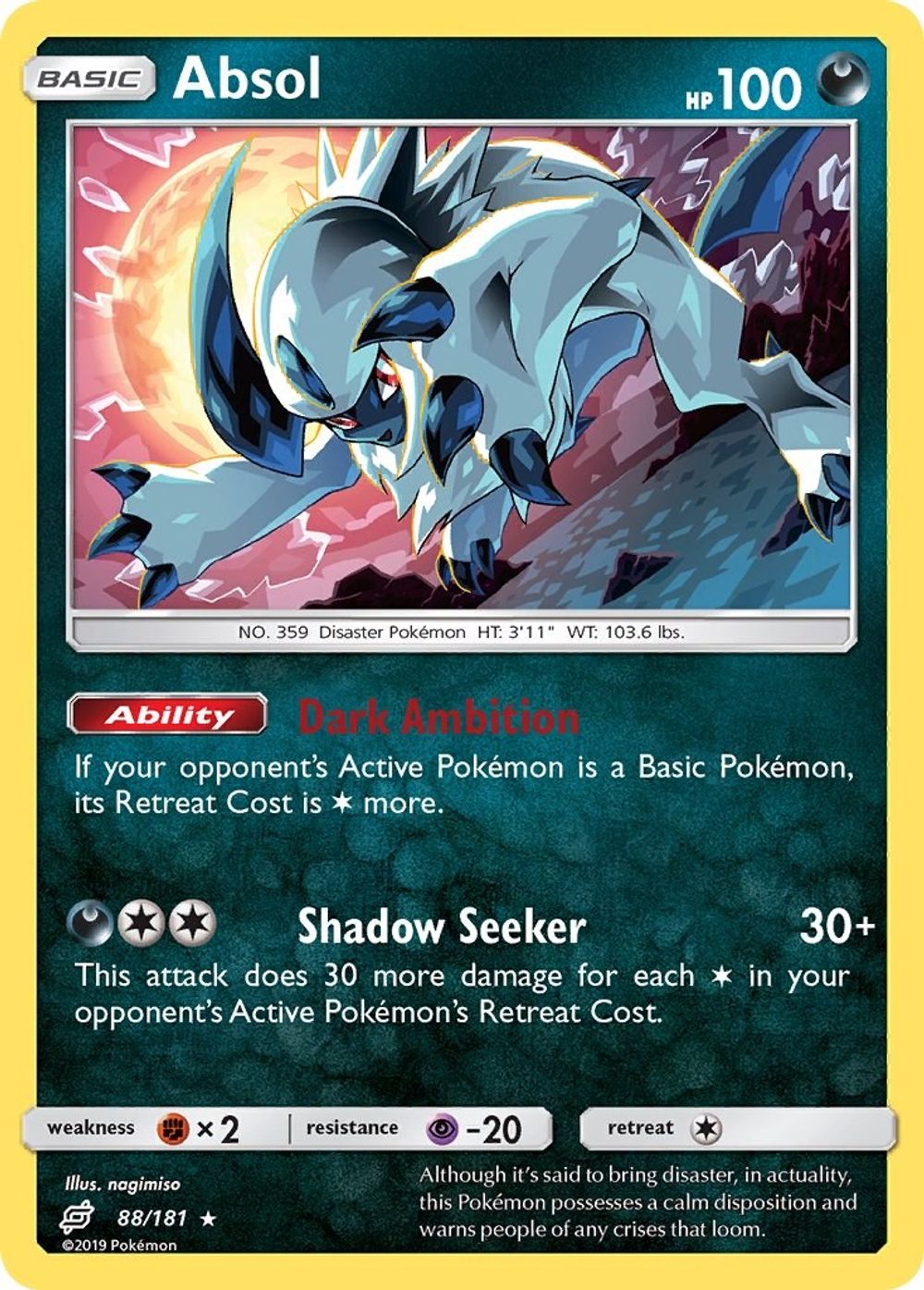 Absol — SM - Team Up