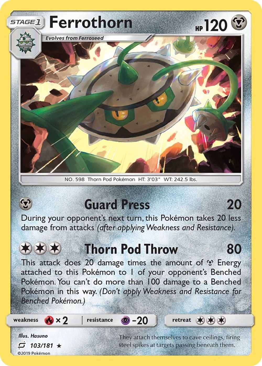 Ferrothorn — SM - Team Up