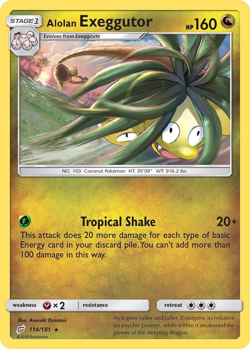 Alolan Exeggutor (114) — SM - Team Up