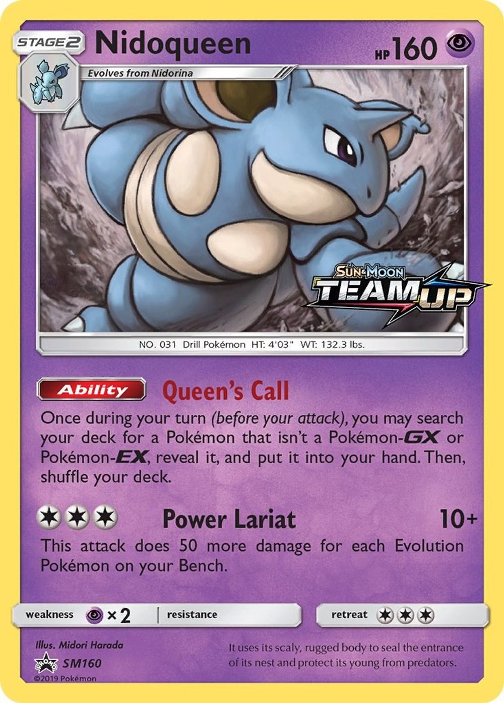 Nidoqueen - SM160 (Prerelease) — SM Promos