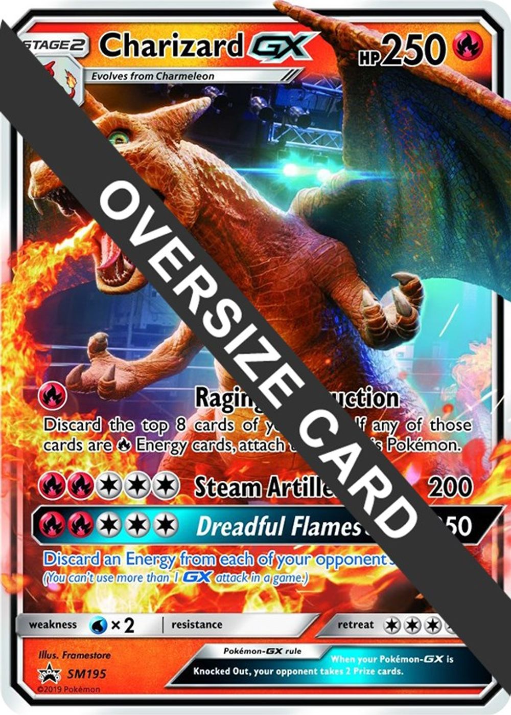 Charizard GX - SM195 (SM Black Star Promo) — Jumbo Cards
