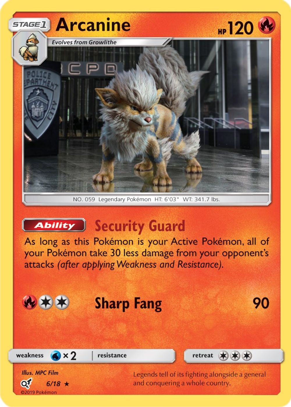 Arcanine — Detective Pikachu