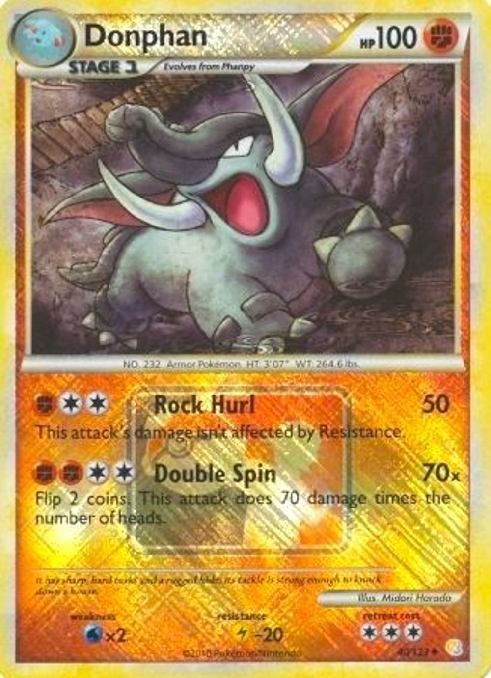 Donphan - 40/123 (League Promo) — League & Championship Cards