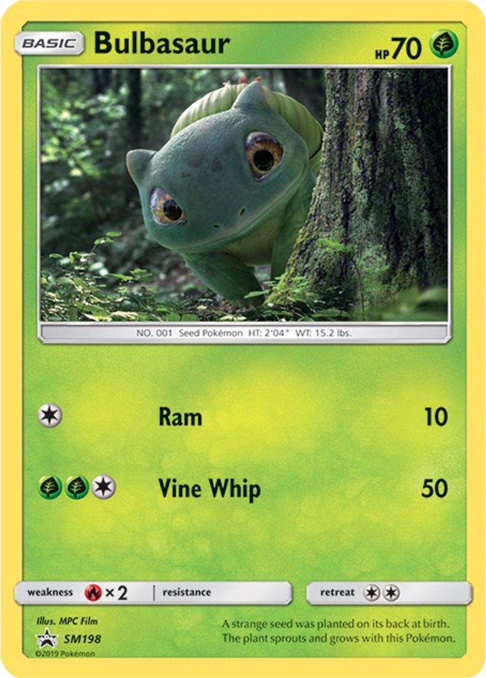 Bulbasaur - SM198 (In-Store Event Promo) — SM Promos